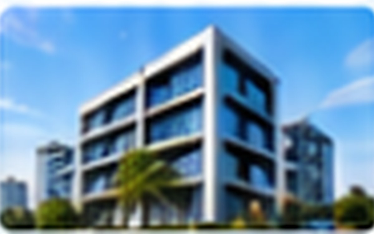 Modern real estate building